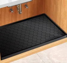Winisok Silicone Under Sink Mat 40 x 19, Kitchen Essentials and Gadgets, Shel...