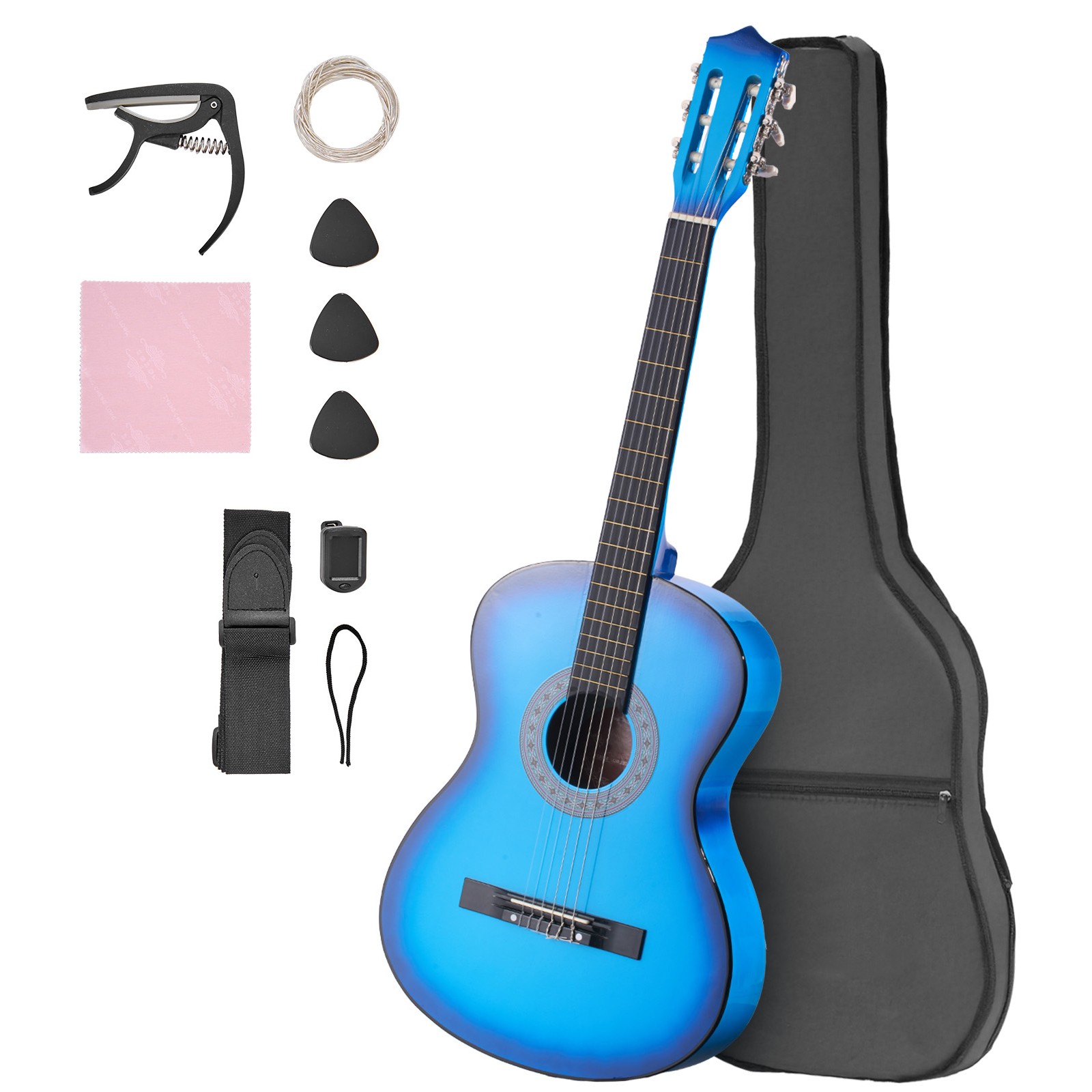 Guitare de Concert Uimoso 960mm pour Éviter la Douleur aux Doigts en Débutant