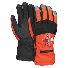 Mcr Safety 980M 980 M, Polyurethane Palm, High-Visibility Orange