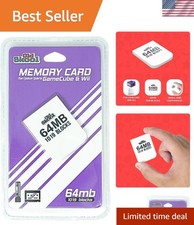 64MB GameCube  Wii Memory Card - White