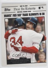2008 Topps Year in Review David Ortiz Mike Lowell #YR49 HOF 0a1