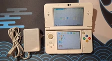 Nintendo New 3DS White | Charger + 128GB SD Card | Region Free | USA Seller