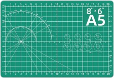 Cutting Mat 8in 6in Self Healing A5 Rotary Cutting Mat Double Sided 5-Ply Crafts