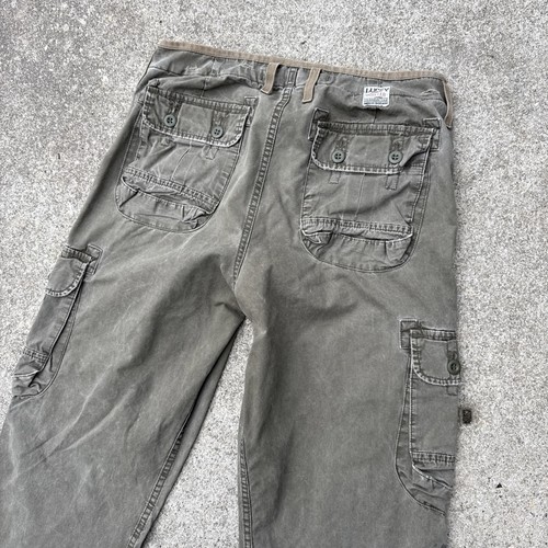 Vintage Lucky Brand Cargo Pants Baggy Paratrooper Y2K Utility Surplus 2000s Rare, $89.95 - Photo 6