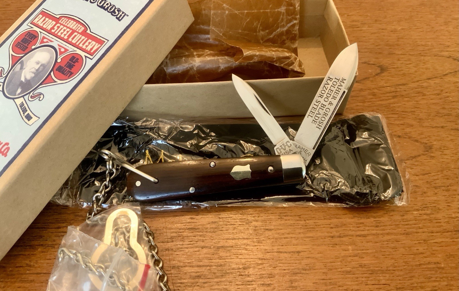 Maher & Grosh (GEC SFO) #14 Cocobolo Wood With Bail and Chain