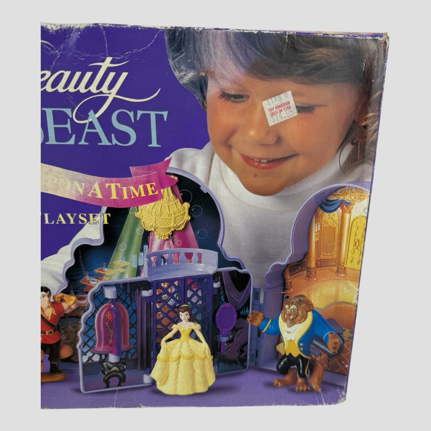 VTG Disney Beauty & Beast ONCE UPON A TIME Toy PLAYSET MATTEL #5110 Sealed New