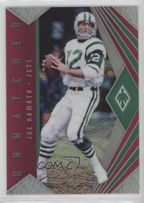 2018 Panini Phoenix Unmatched Pink 116/199 Joe Namath #16 HOF 0e1b
