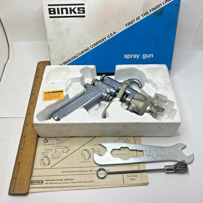 #ad BINKS 2001 Pressure Paint Spray Gun Made In USA $99.95