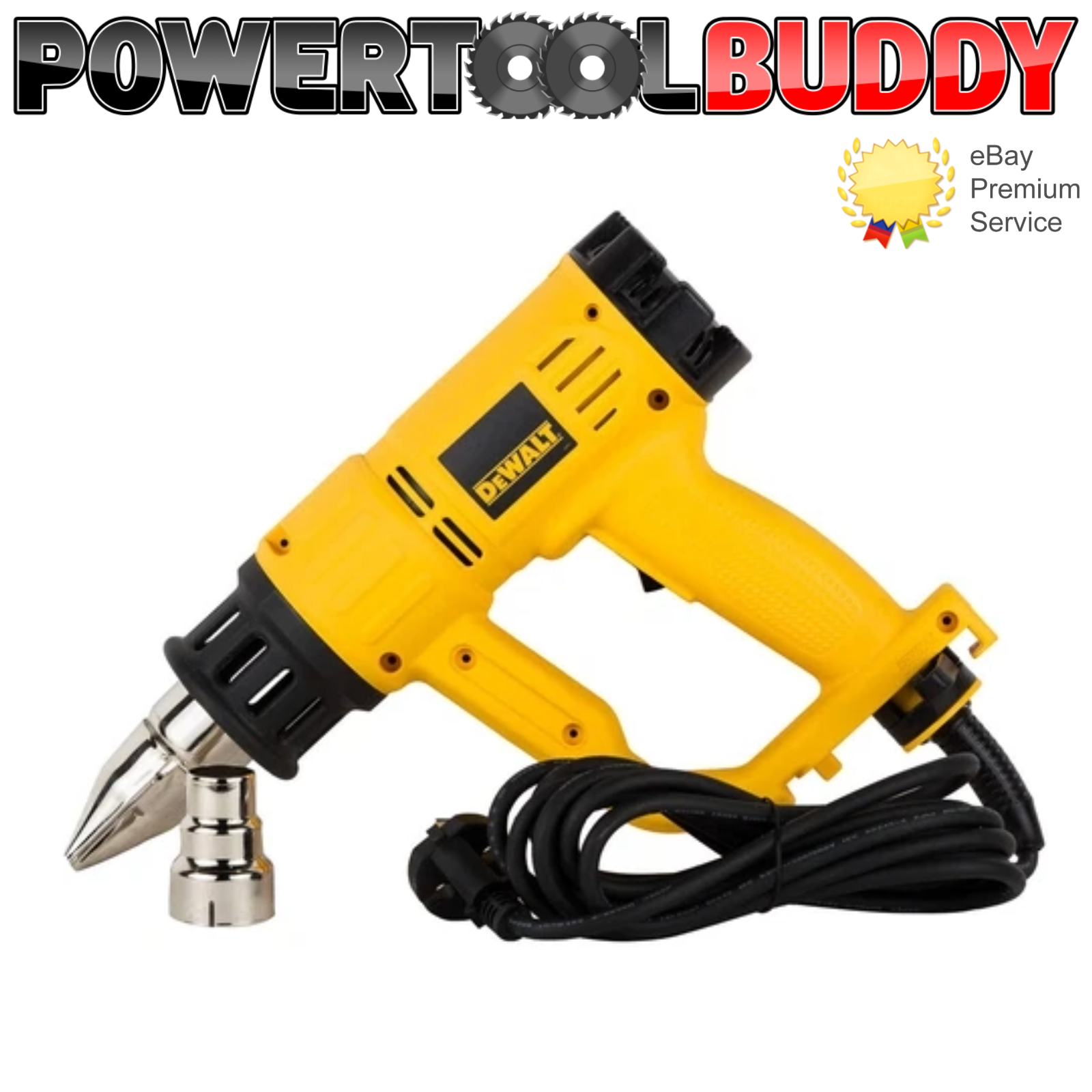 DeWalt D26411 Professional Heat Gun 240V / 1800W With Dual Air Flow Corded