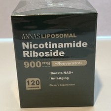 ANNAS NAD+ Supplement Liposomal Nicotinamide Riboside 900 mg*Made in USA 120 ct
