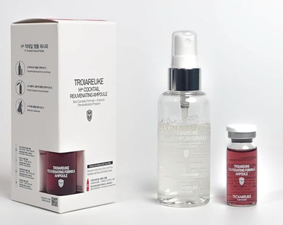 TROIAREUKE H+ Cocktail Ampoule Toner (2.35 Fl. Oz., Red)