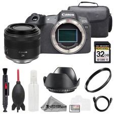Canon EOS R8  RF 24mm f/1.8 Macro IS STM Lens 32GB UV Filter- Basic Kit