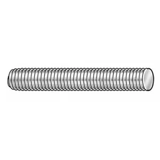 Manufacturer Varies Fully Threaded Rod, 1/2"-20, 12 in, Steel, Grade 2, Zinc