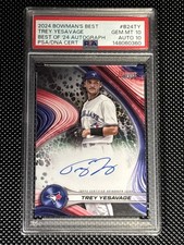 2024 Bowman's Best - Best of 2024 Autographs Trey Yesavage #B24-TY PSA 10/10