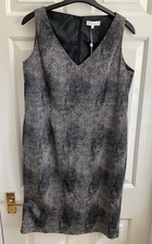 Lakeland Sleeveless Dress Size 14 BNWT Knee Length V-neck Cotton Blend