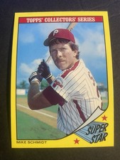 1986 Topps Collector’s Series Mike Schmidt Philadelphia Phillies Card #30