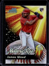 2025 Bowman Chrome Mega Box James Wood Meteoric Rise RC Refractor #MR-5