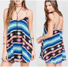 Show Me Your Mumu NWT  Bella Mini Dress Aztec Print Sz Small