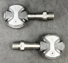 BLACK Speedplay ZERO Titanium Ti Spindle Clipless Pedals GOOD USED