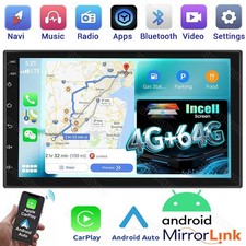 7" Android 15 Car Stereo Apple CarPlay Auto Double 2 Din Radio GPS Navi WiFi FM
