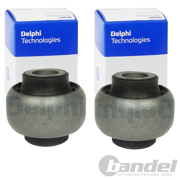 2X Delphi Querlenkerlager Buchsen Vorderachse Passend FüR CitroËN C3 C4 DS3 DS D-image