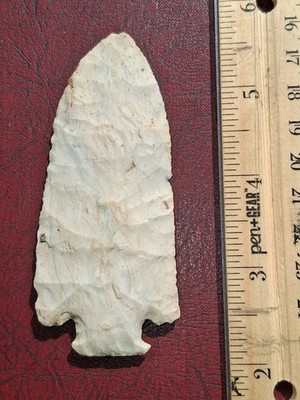 Missouri hardin arrowhead spear point projectile , indian artifact