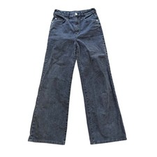Pilcro and the Letterpress High Rise Wide Leg Corduroy Pants Faded Black Size 26