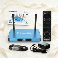 SuperBox S6 Max Smart TV Box Android 12 4GB RAM 64GB Storage 6K Streaming Media