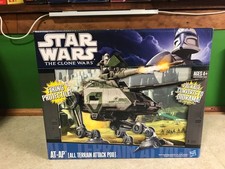 Star Wars The Clone Wars AT-AP All Terrain Attack Pod Vehicle 2010 3.75  NIB