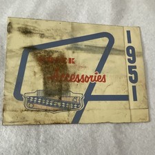 Buick 1951 Accessories Brochure Factory Engineered Custom Designed Parts