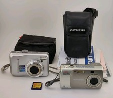 Samsung S1065 10.2MP Olympus Camedia D-540 Zoom 3.2mp Digital Cameras - WORKING