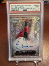 2022 Topps Bowman Sterling Elly De La Cruz RC Auto Speckle /99 PSA 9 #PA-ED