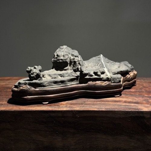 China Natural stone Mountain stones Bonsai Suiseki lingbi stone 灵璧石 14565 - Picture 4 of 7