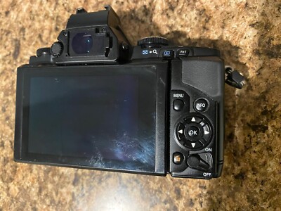 Olympus OM-D E-M5 Camera Black Body for PARTS or REPAIR - READ | eBay