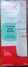 Simply Natural Nuk Breast and Bottle 1 Months Medium Flow 9 oz New 