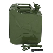 5 Gallon decorative Jerry Can Steel Tank Green Military NATO Style