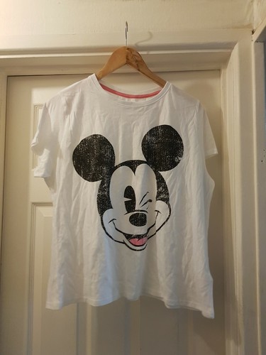 Para mujer primark Disney Mickey Mouse Camiseta Talla 20 | eBay