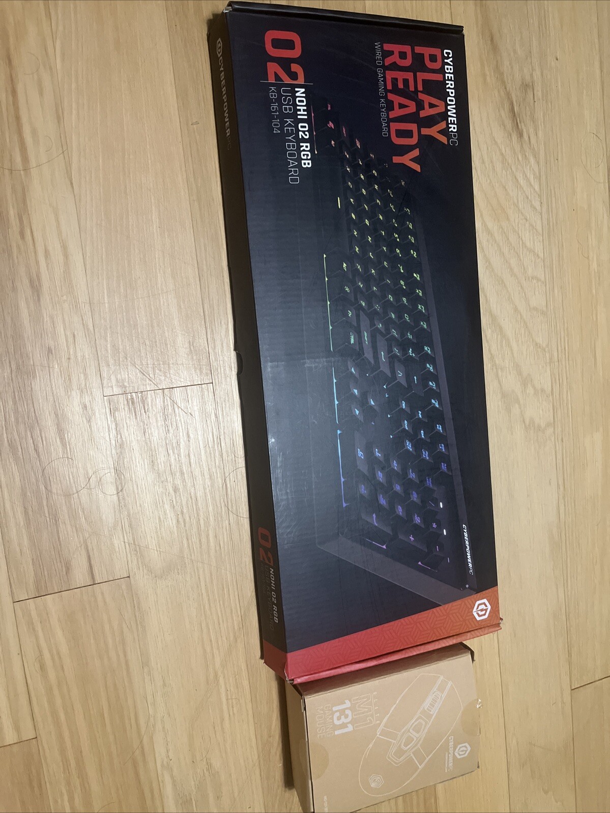 Cyberpower PC NOHI2 RGB LED Multimedia USB Wired Gaming Keyboard And ...