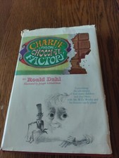 Roald Dahl Charlie and the Chocolate Factory 1st Edition 2nd Printing 1964 HBDJ