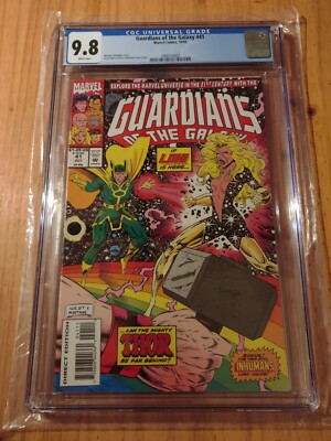 Guardians of the Galaxy #41 CGC 9.8 - Loki & Inhumans App. 10/93 WP   RARE  