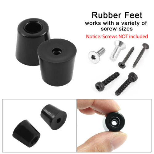 20 un. almohadillas para patas de gabinete de altavoz de mesa pies de goma, D19x15xH17mm - Imagen 3 de 7