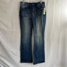 YMI Womens WannaBettaButt Mid-Rise Bootcut Denim Jeans 9/29