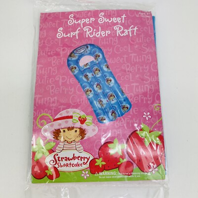 Strawberry Shortcake Surf Rider Raft Inflatable Ages 3+ Blue NEW | eBay