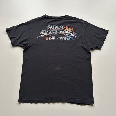 Vintage 2000s Super Smash Bros Nintendo Promo Graphic T