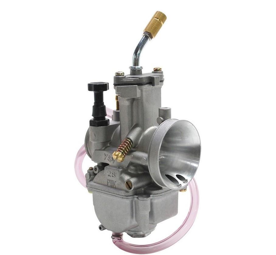 Carbu PWK 28 boisseau plat avec raccord de câble rotatif