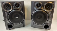 Subwoofer Speakers RCA Bass Reflex RS2654 Black Pair 100 Watt 6 Ohm Tested ~