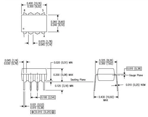 TI NE5532P Audio Grade Low Noise Dual Opamp 2,5 or 10 PCS | DIP-8 IC | US Ship - Image 4 of 4