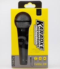 Micro pour Karaoke Chant Avec Fil Haut-Parleur Musique Radio Fête Barre