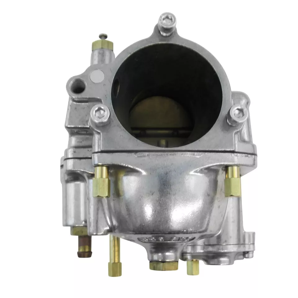 Tornillos flotadores extendidos de latón Lowbrow S&S Super E Carb Harley HECHOS EN EE. UU. Foto 3 de 4