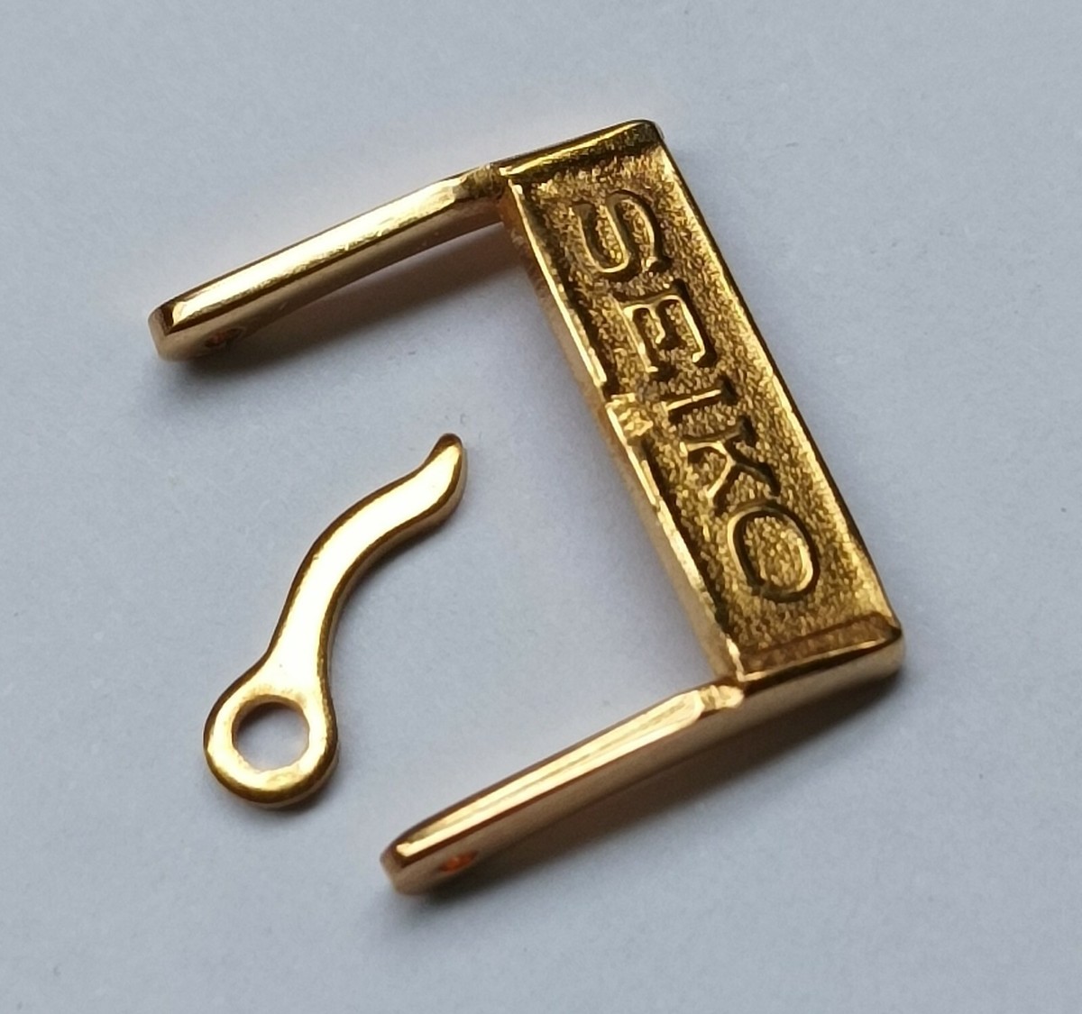Bundling Buckles SEIKO 16 mm gold (5 pieces) and silver (5 Bundling Buckles SEIKO 16 mm gold (5 pieces) and silver (5